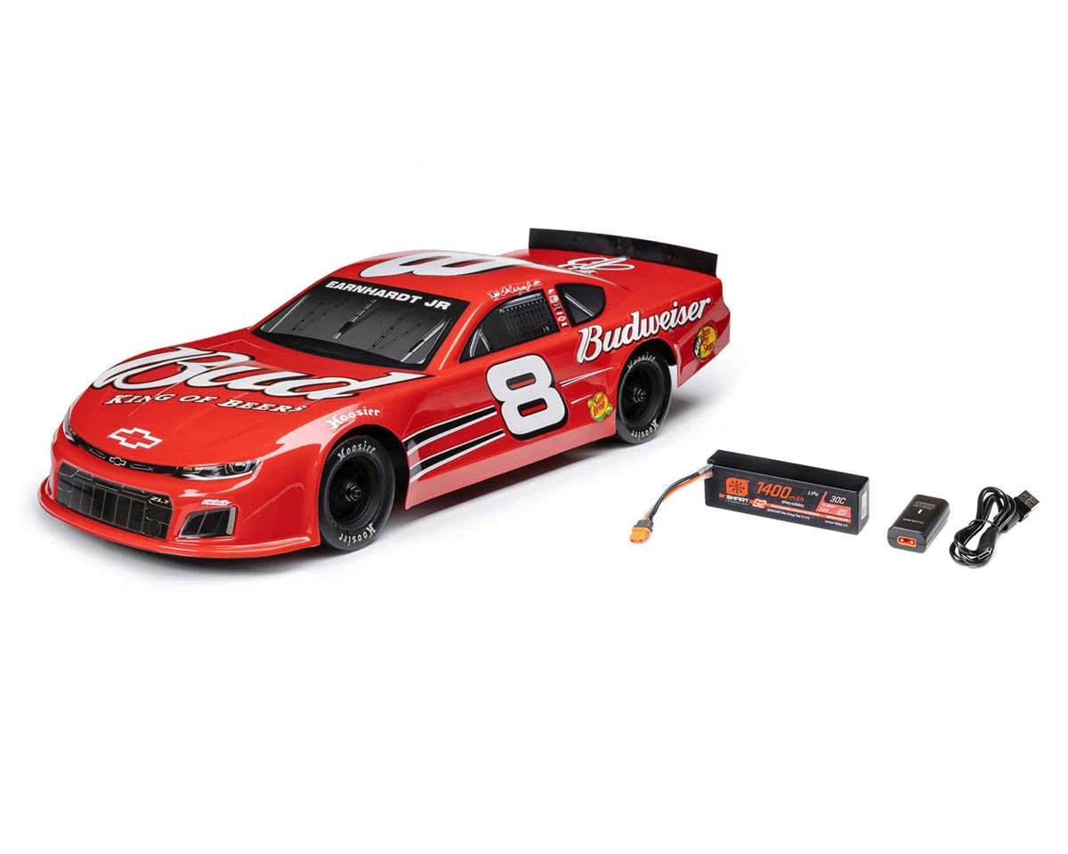 Losi 1/12 Chevrolet ZL1 Asphalt Late Model Grom AWD RTR On-Road Car (Budweiser) w/2.4GHz Transmitter, Battery, & Charger