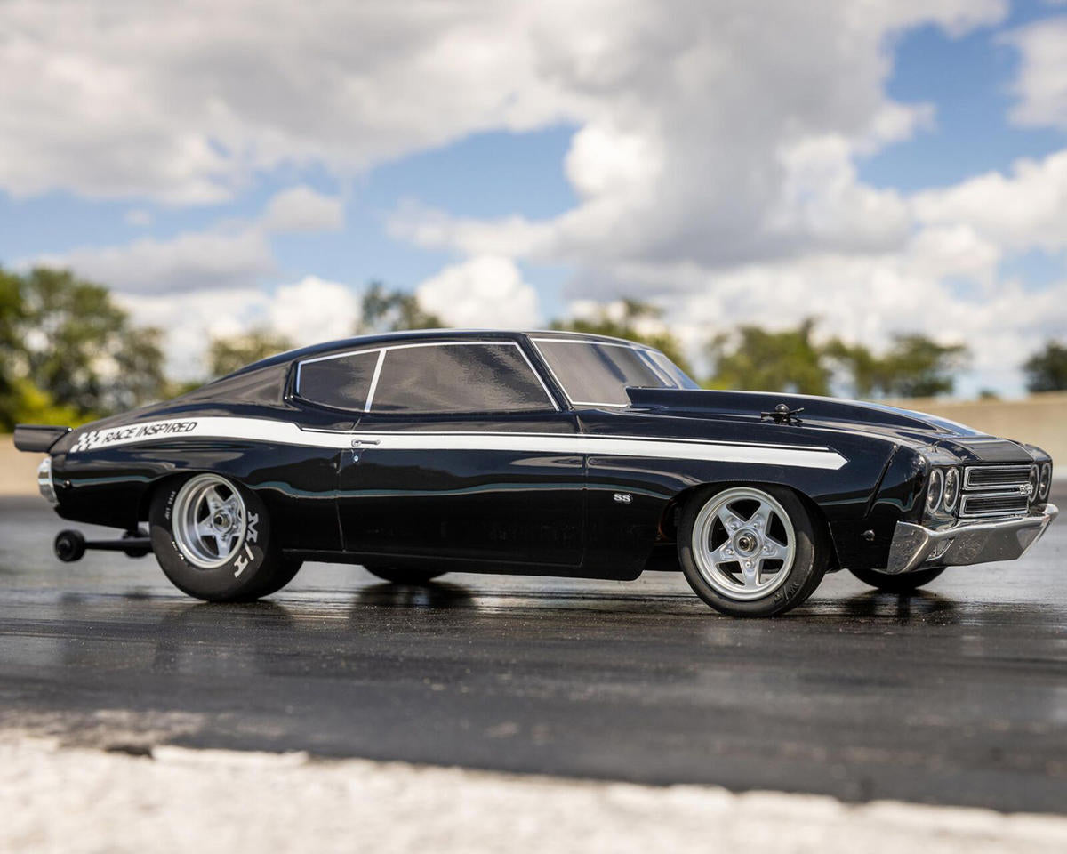 Losi 1/16 1970 Chevelle 2WD RTR Mini No Prep Drag Car (Black) w/2.4GHz Radio, Battery & Charger