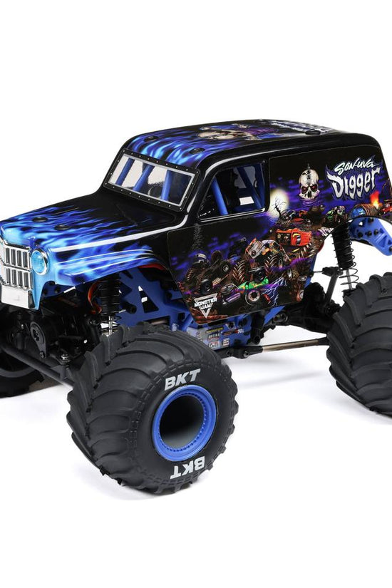 Losi 1/18 Mini LMT 4X4 Brushed RTR Monster Truck (Son-Uva Digger) w/SLT2 2.4GHz Radio, Battery & Charger