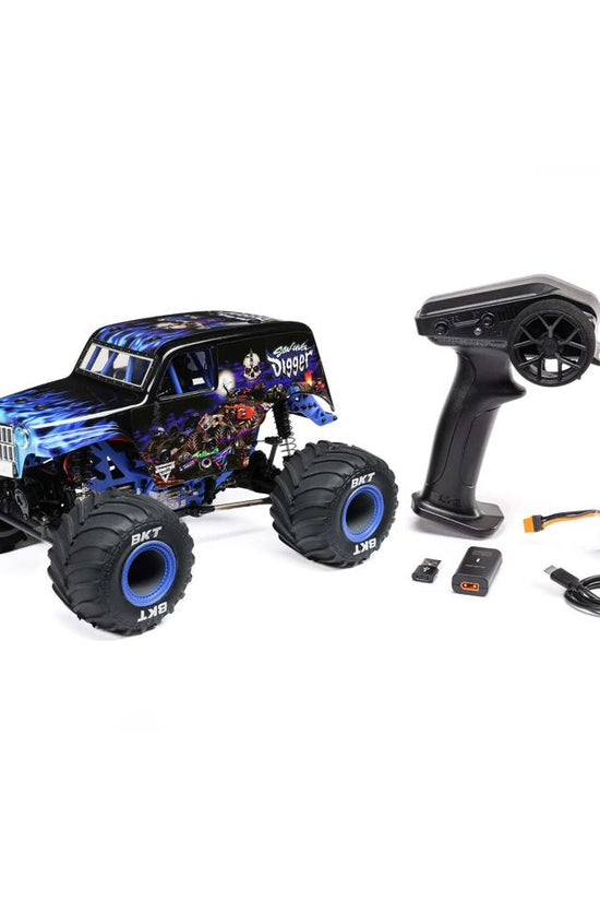 Losi 1/18 Mini LMT 4X4 Brushed RTR Monster Truck (Son-Uva Digger) w/SLT2 2.4GHz Radio, Battery & Charger