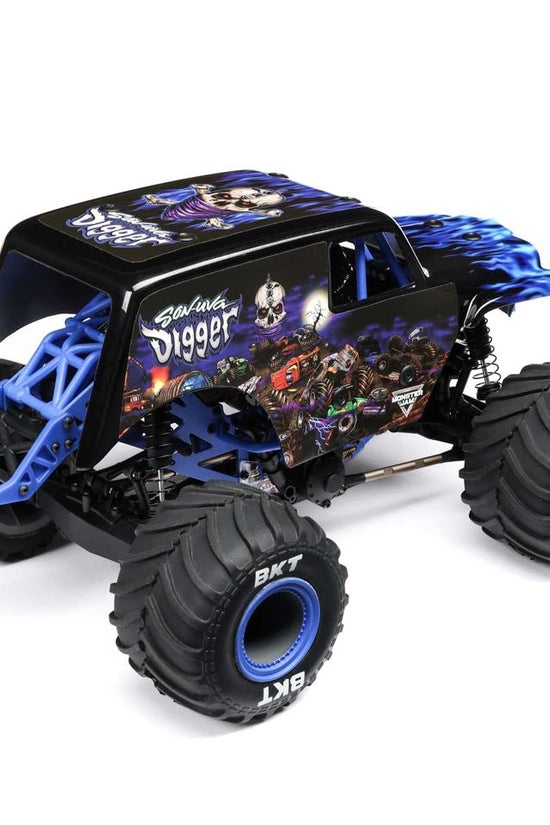 Losi 1/18 Mini LMT 4X4 Brushed RTR Monster Truck (Son-Uva Digger) w/SLT2 2.4GHz Radio, Battery & Charger
