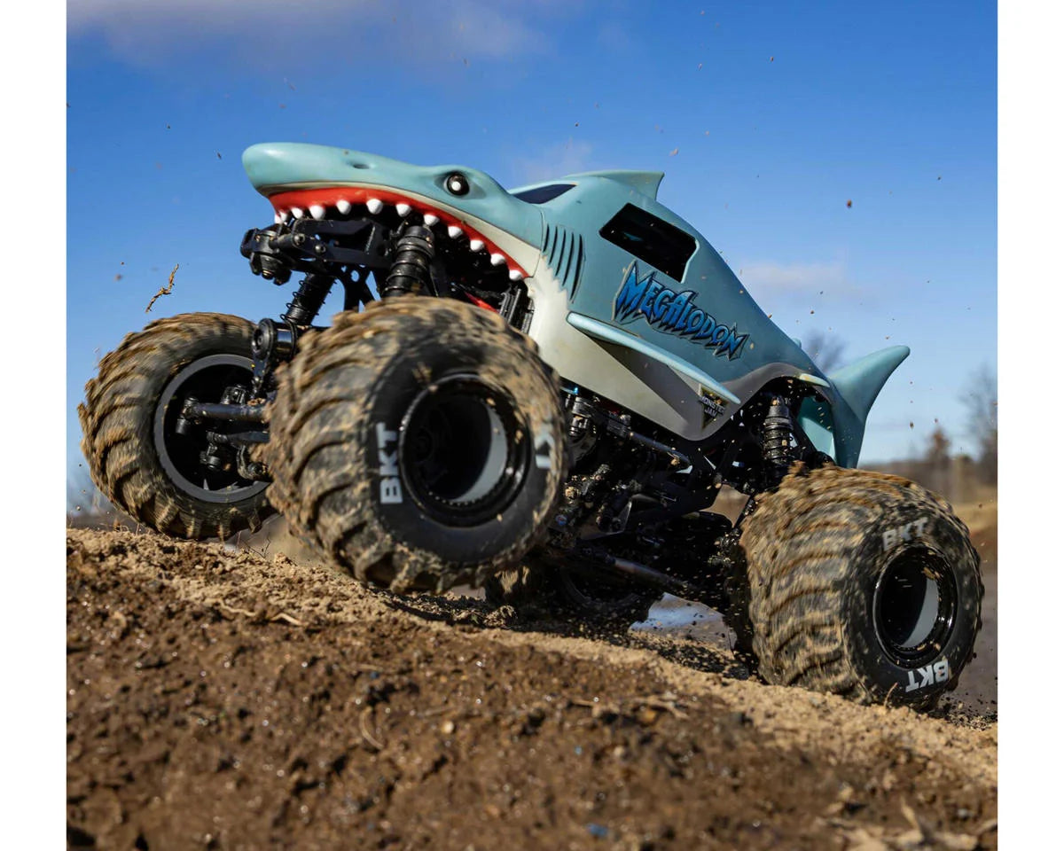 Losi Mini LMT Megalodon™ 1/18 4x4 Brushed RTR Monster Truck w/SLT2 2.4GHz Radio, Battery & Charger