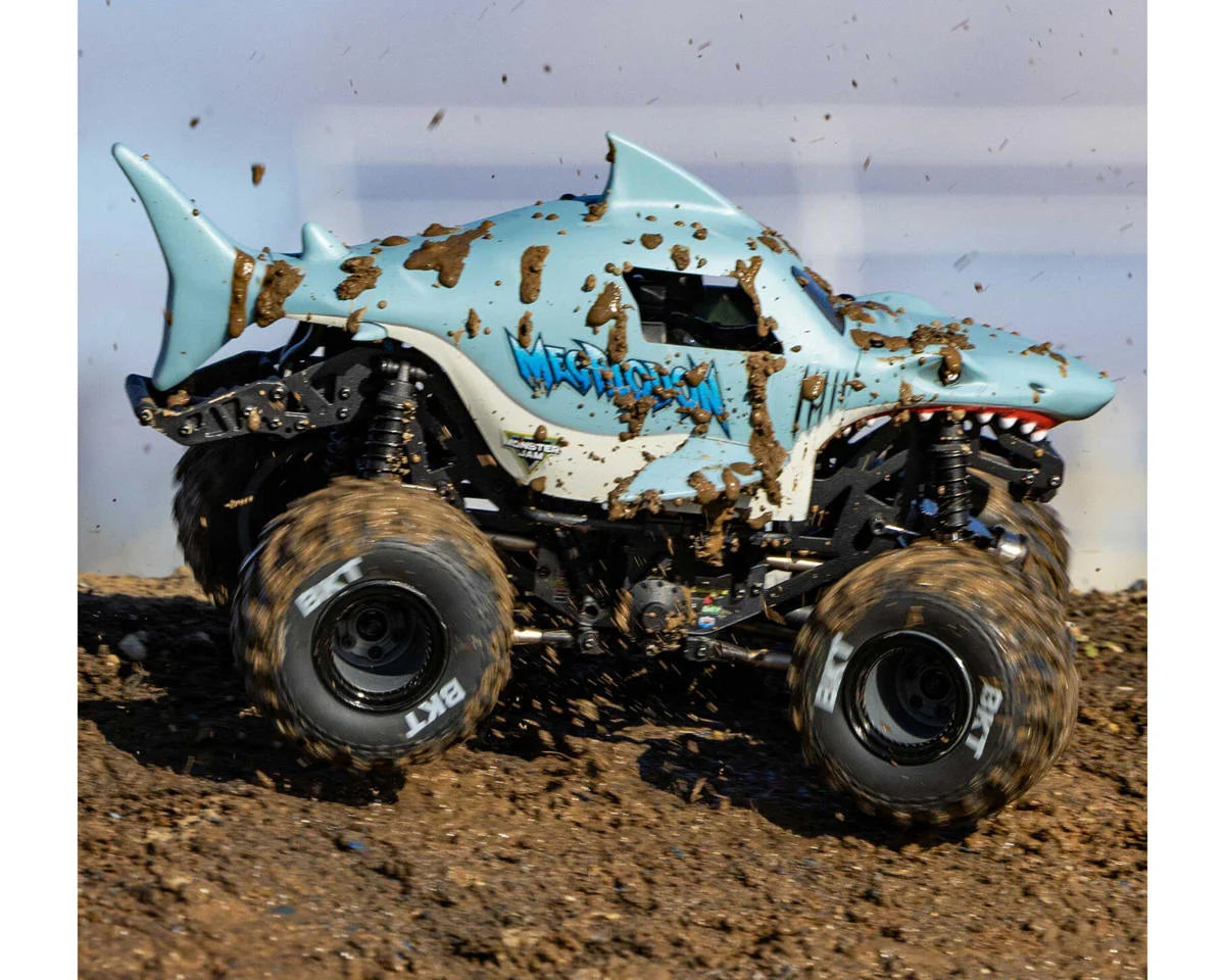 Losi Mini LMT Megalodon™ 1/18 4x4 Brushed RTR Monster Truck w/SLT2 2.4GHz Radio, Battery & Charger