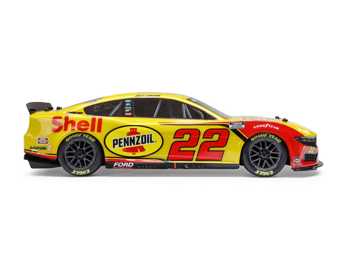Losi NASCAR #22 Ford Mustang 1/12 2S AWD RTR On-Road Car (Joey Logano) w/2.4GHz Transmitter, Battery, & Charger