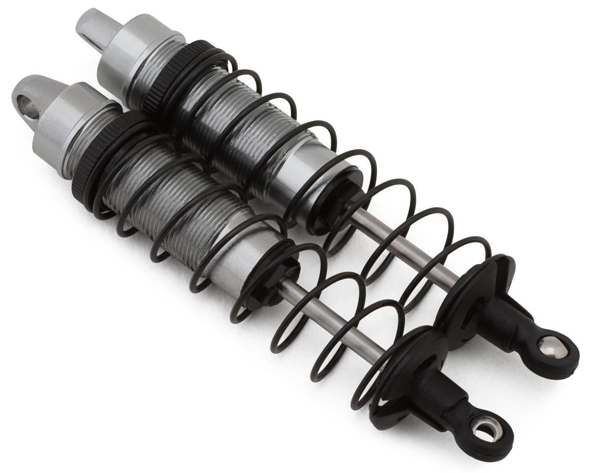 Losi Mini-T 2.0 Aluminum Rear Shock Assembly (Silver) (2)