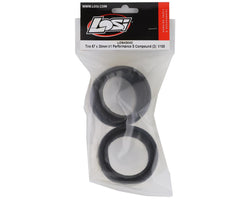 Losi 67x30mm Rear V1 Performance Tire w/Foam (2) (S)