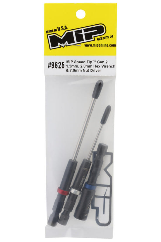 MIP Gen 2 Speed Tip Hex/Nut Driver Power Tool Set (Metric) (1.5, 2.0 & 7.0mm)