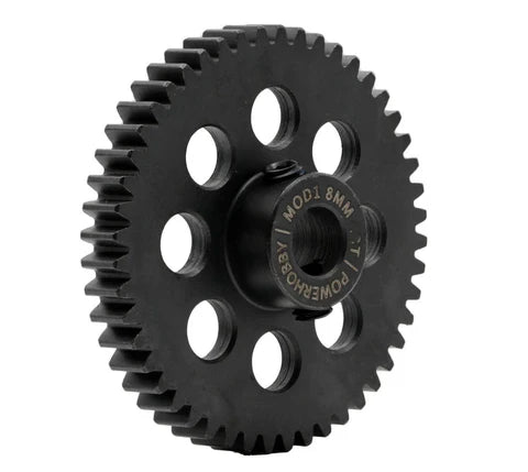 Powerhobby Hardened Steel (Mod 1 ) 8mm Pinion Gear Speed Run / Drag Racing