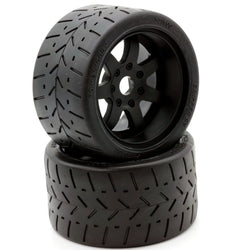 Powerhobby 1/8 Gripper 54/100 Belted Mounted Tires 17mm Black Wheels