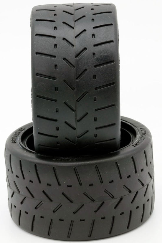 Powerhobby 1/8 Gripper 54/100 Belted Mounted Tires 17mm Black Wheels