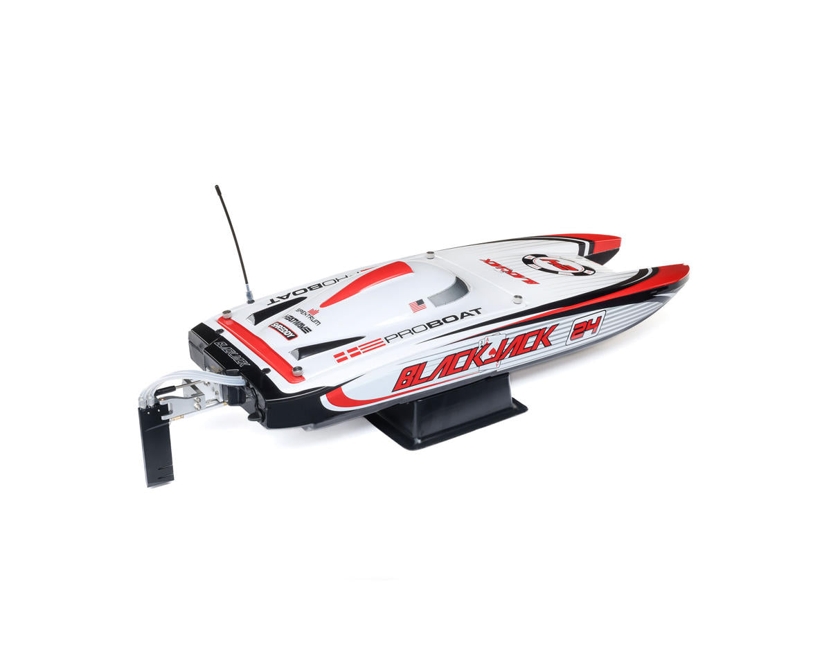 Pro Boat Blackjack 24" V2 Catamaran Brushless RTR Electric Boat (Vegas Offshore) w/SLT2 2.4GHz Radio