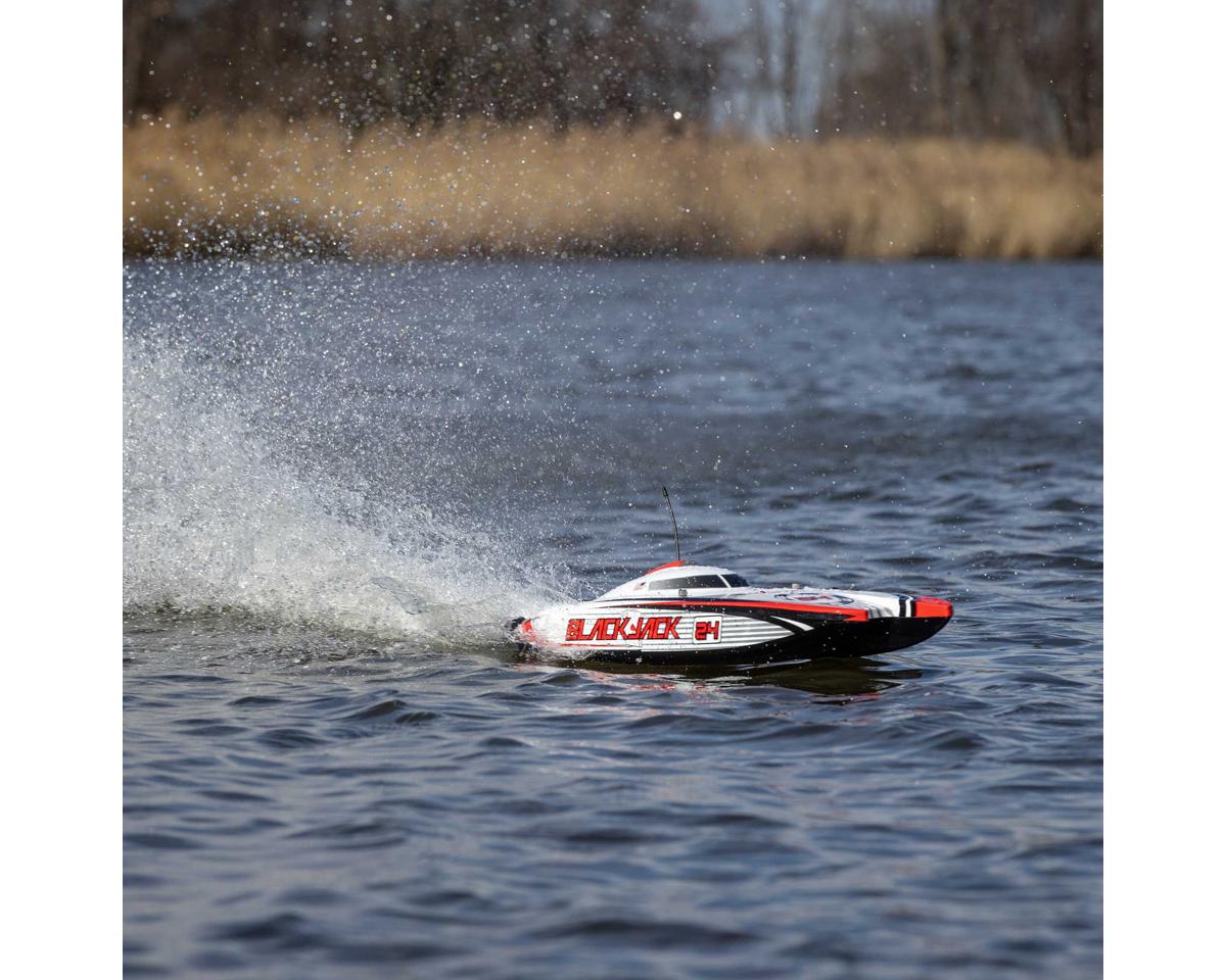 Pro Boat Blackjack 24" V2 Catamaran Brushless RTR Electric Boat (Vegas Offshore) w/SLT2 2.4GHz Radio