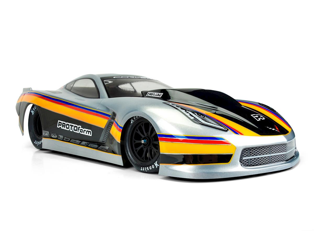 Protoform Chevrolet Corvette C7 1/10 Pro-Mod Short Course Drag Car Body (Clear)