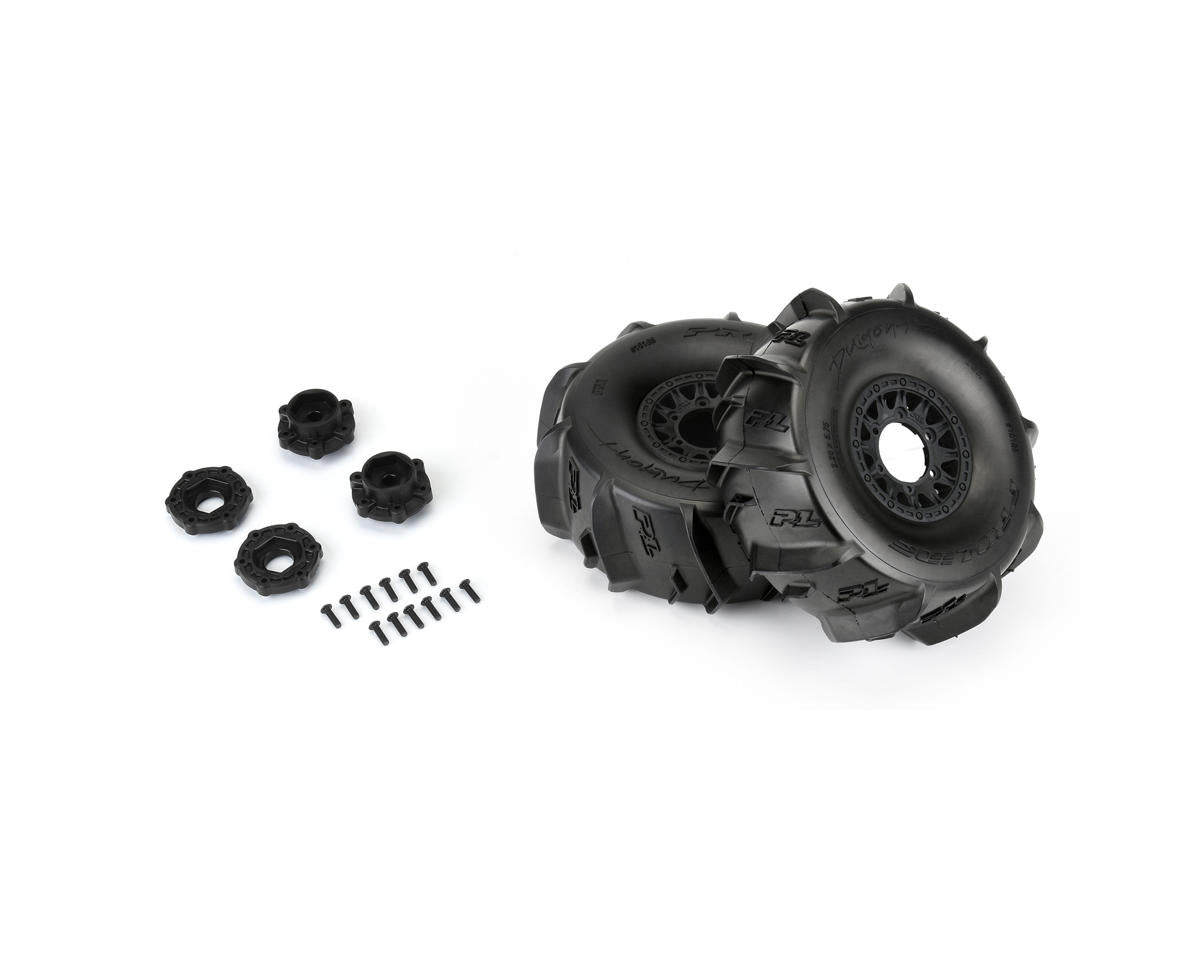 Pro-Line Dumont Paddle SC 2.2/3.0 Pre-Mounted Tires w/Raid Wheels (Medium) w/17mm Hex