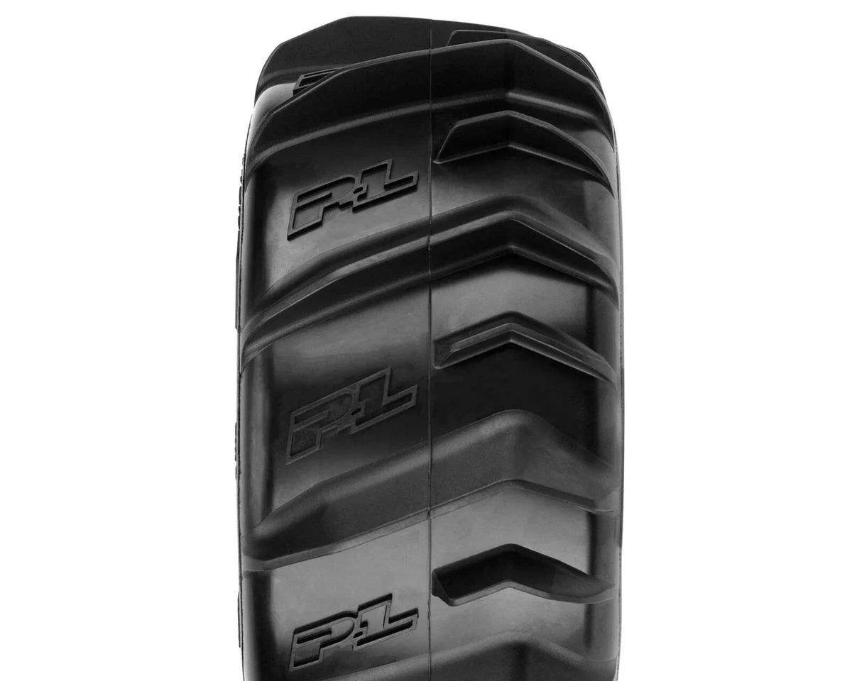 Pro-Line Dumont 3.8" Pre-Mounted Truck Tires (2) (Black) (Z3) w/Raid 8x32 Removable Hex Wheels