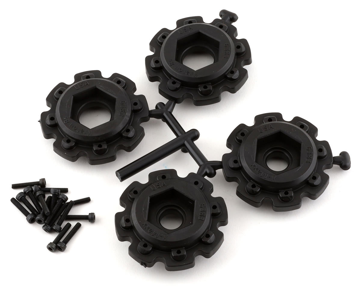 Pro-Line Badlands MX57 5.7" Pre-Mounted 1/6 Monster Truck Tires (Black) (2) (Soft) w/Removable 24mm Hex