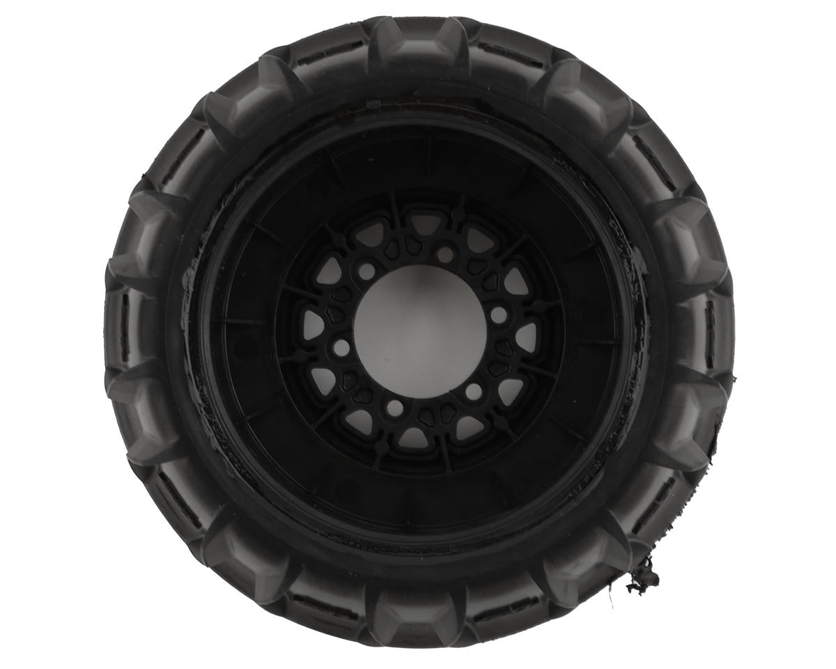 Pro-Line Dumont Paddle/Rib 2.2/3.0 Pre-Mounted Front Tires w/Raid Wheels (CR3) (Black) (2) w/12mm Removable Hex
