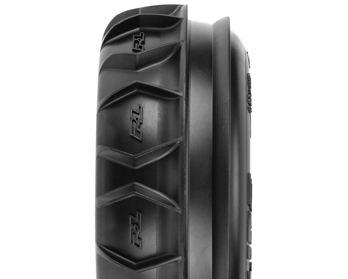 Pro-Line Dumont Paddle/Rib 2.2/3.0 Pre-Mounted Front Tires w/Raid Wheels (CR3) (Black) (2) w/12mm Removable Hex