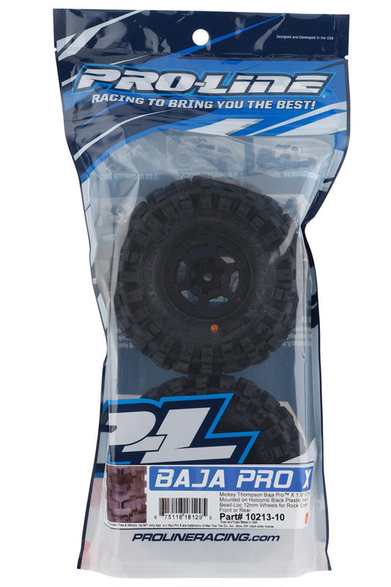 Pro-Line Mickey Thompson Baja Pro X Pre-Mounted 1.9