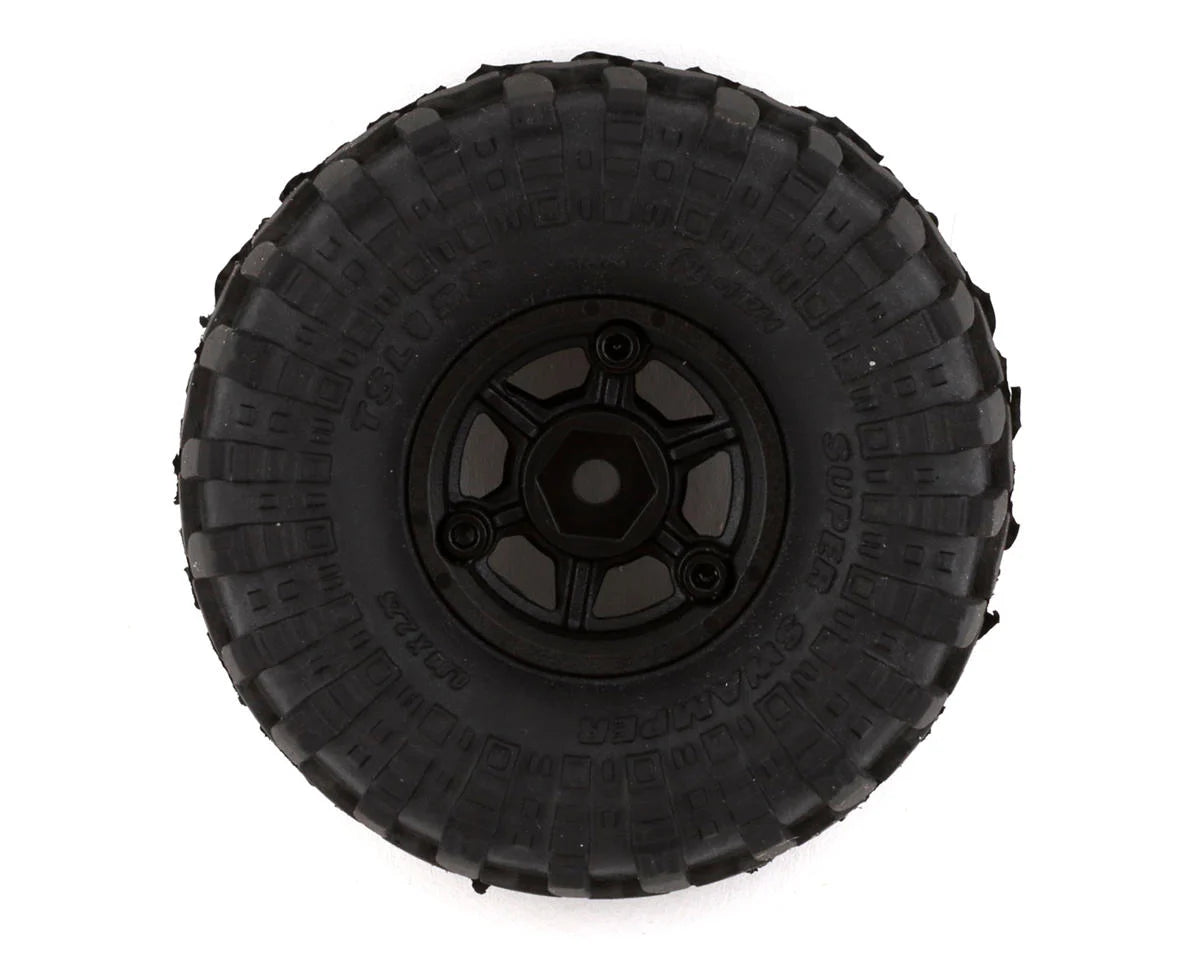 Pro-Line 1/24 Interco Super Swamper TSL SX 1.0" Pre-Mounted Tires (4) (Black) w/Holcomb Wheels (Medium)