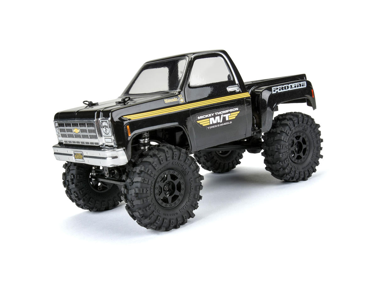 Pro-Line SCX24 1.0" MT Baja Pro X Pre-Mounted Tires (Black) (4) (Medium) w/Holcomb Wheels