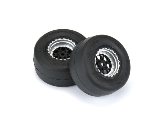 Pro-Line 10218-10 1/16 Reaction Rear Tires MTD 8mm w/ Wheels (2) Losi Mini Drag