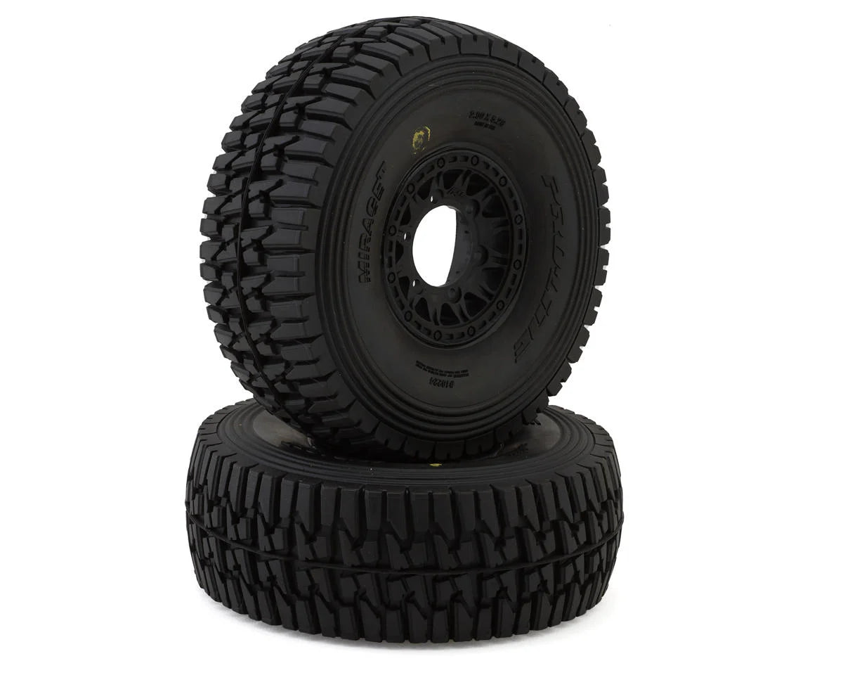 Pro-Line 1/7 Mirage TT BELTED F/R Tires MTD 17mm Blk Raid (2): Mojave 6S, UDR