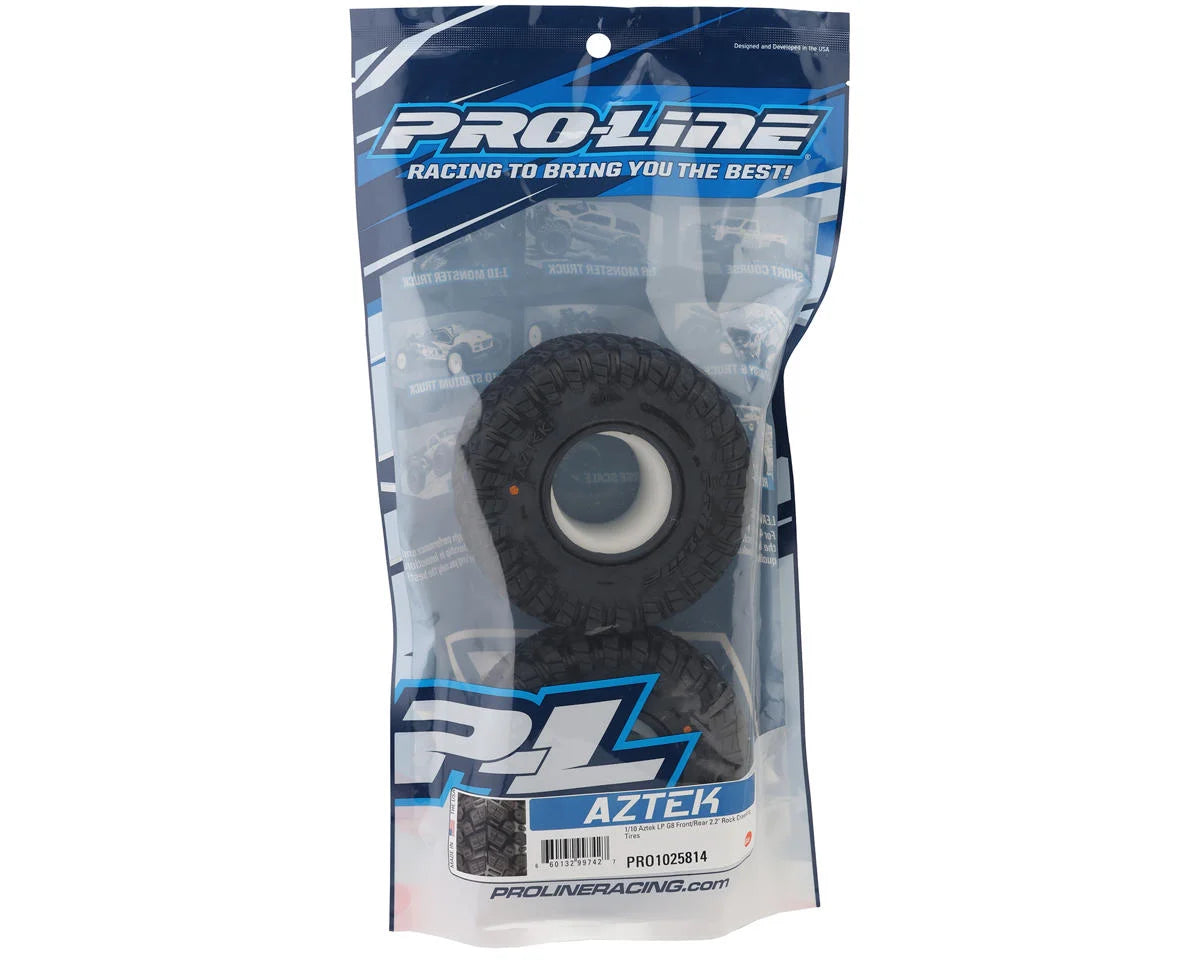 Pro-Line Aztek LP 2.2" w/Memory Foam (2) (G8) 1/10 Rock Crawler Tires