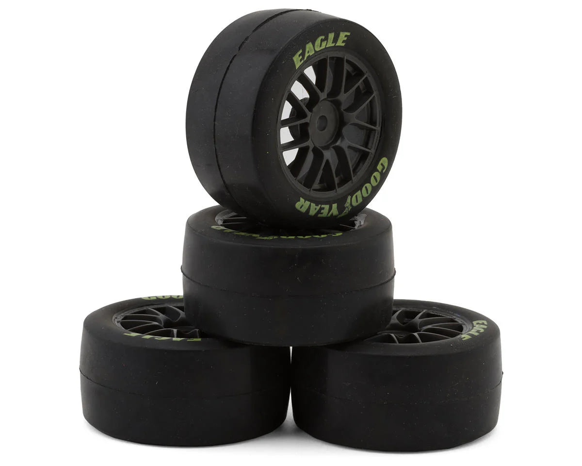 Pro-Line Losi® NASCAR® 1/12 Goodyear® Eagle Pre-Mounted Tires (4) (Soft) w/8mm Hex