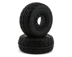 Pro-Line Street Fighter SC 2.2/3.0 Tires w/Raid Wheels (Black) (2) (M2) w/12mm Removable Hex