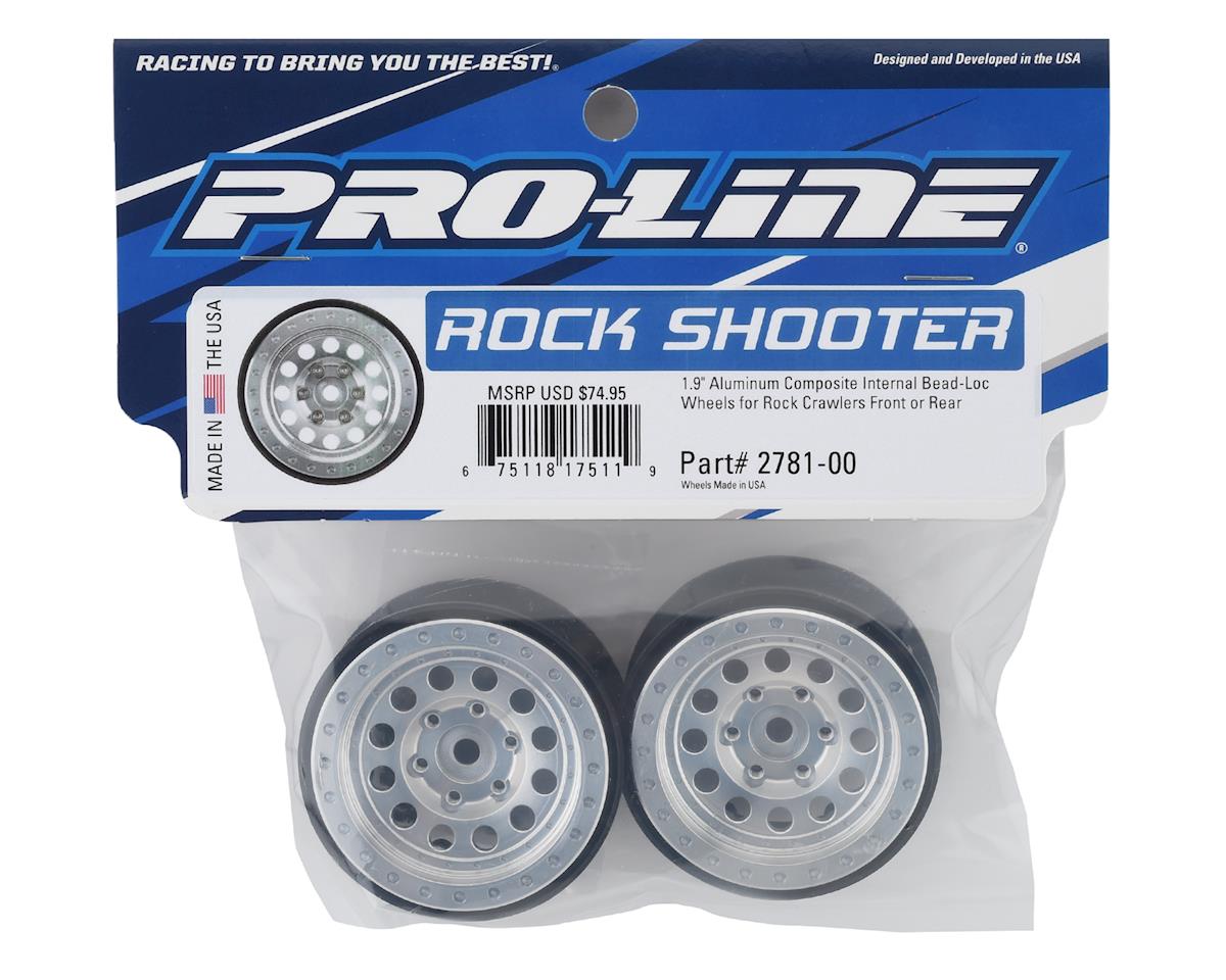 Pro-Line Rock Shooter 1.9" Aluminum Composite Internal Bead-Loc Wheels (2)