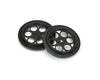 Pro-Line Showtime Front Drag Racing Wheels w/12mm Hex (Black) (2)