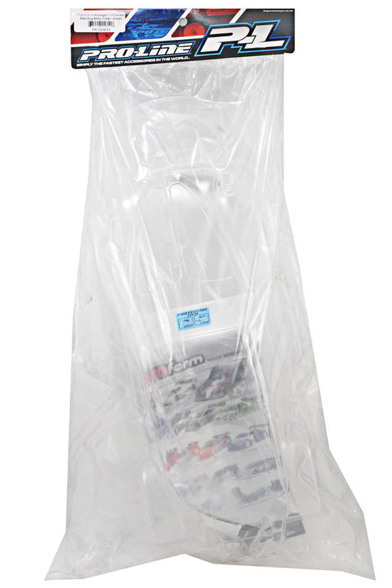 Pro-Line Volkswagen Full Fender Baja Bug Body (Clear) for Traxxas Slash