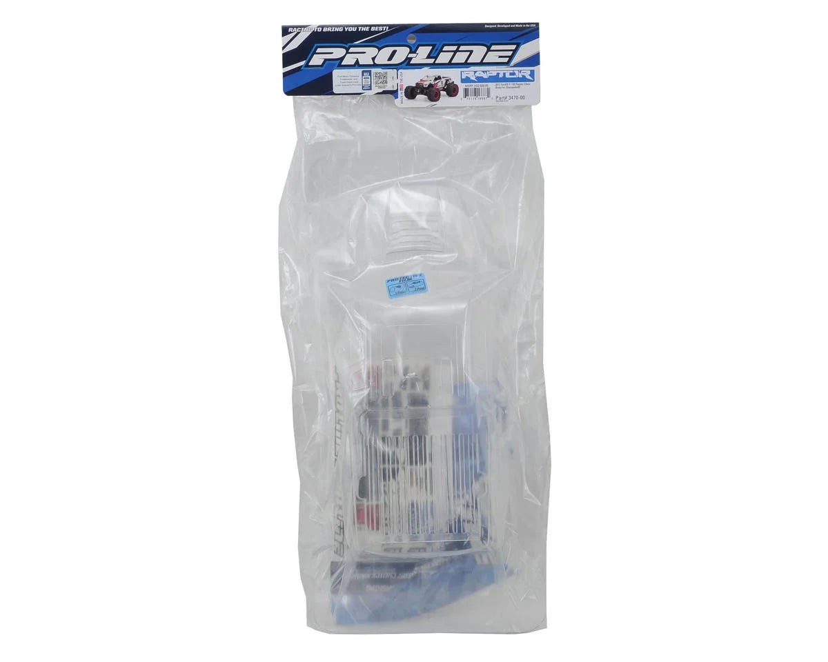 Pro-Line 2017 Ford F-150 Raptor Body for Traxxas Stampede/4x4 (Clear)