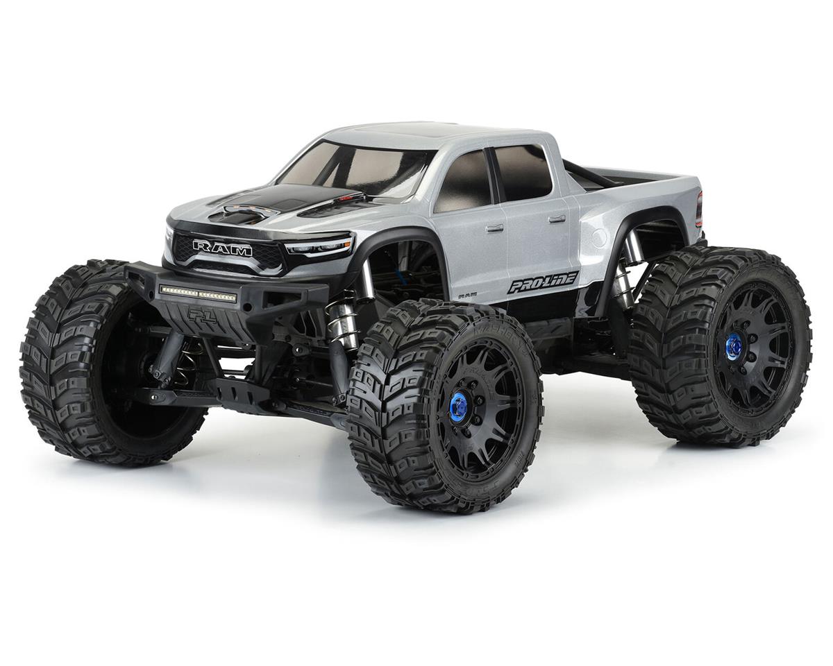 Pro-Line Ram 1500 Hemi Pre-Cut Monster Truck Body (Clear) (X-Maxx)