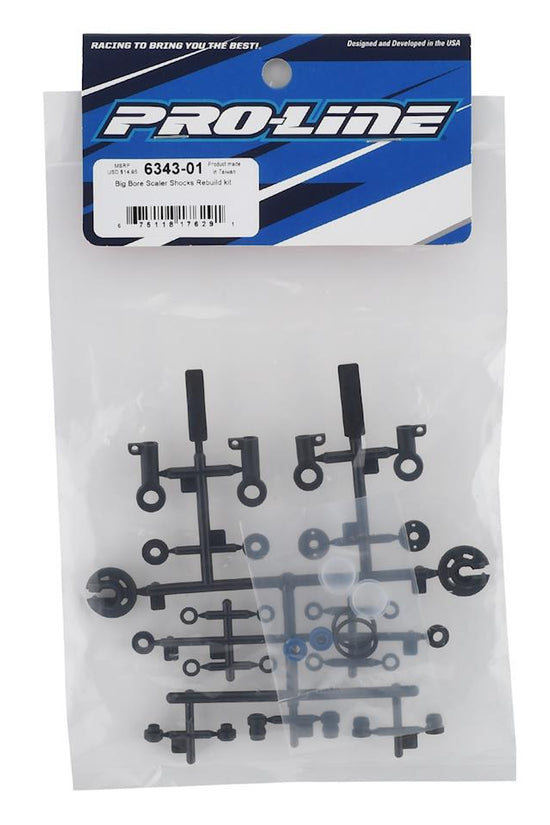 Pro-line Racing 1/10 Big Bore Front/Rear Scaler Shock Rebuild Kit for PRO634300