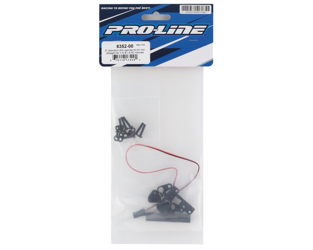 Pro-Line 2" Ultra-Slim Straight LED Light Bar Kit (5V-12V)