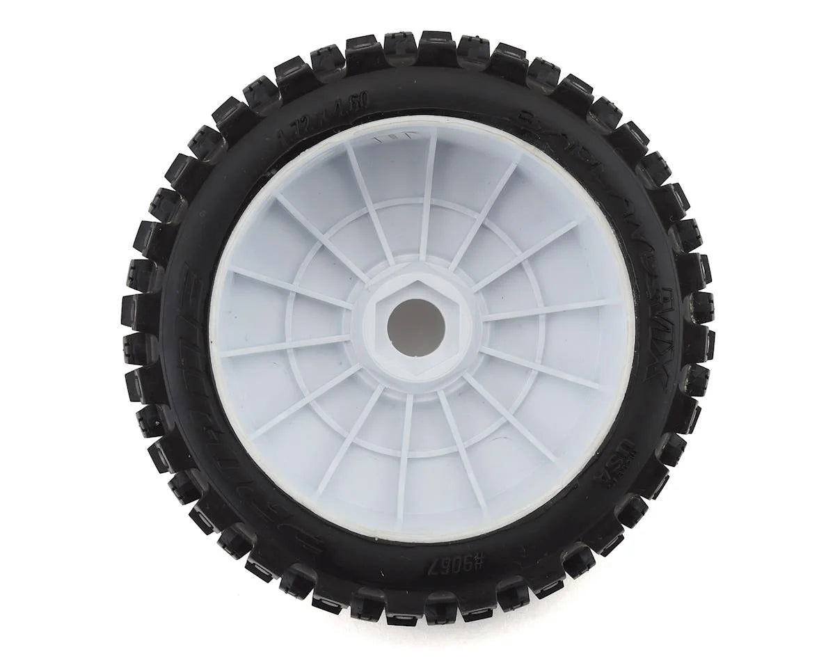 Pro-Line Badlands MX Pre-Mounted Tires (M2) w/Velocity V2 Wheel For 1/8 Buggy