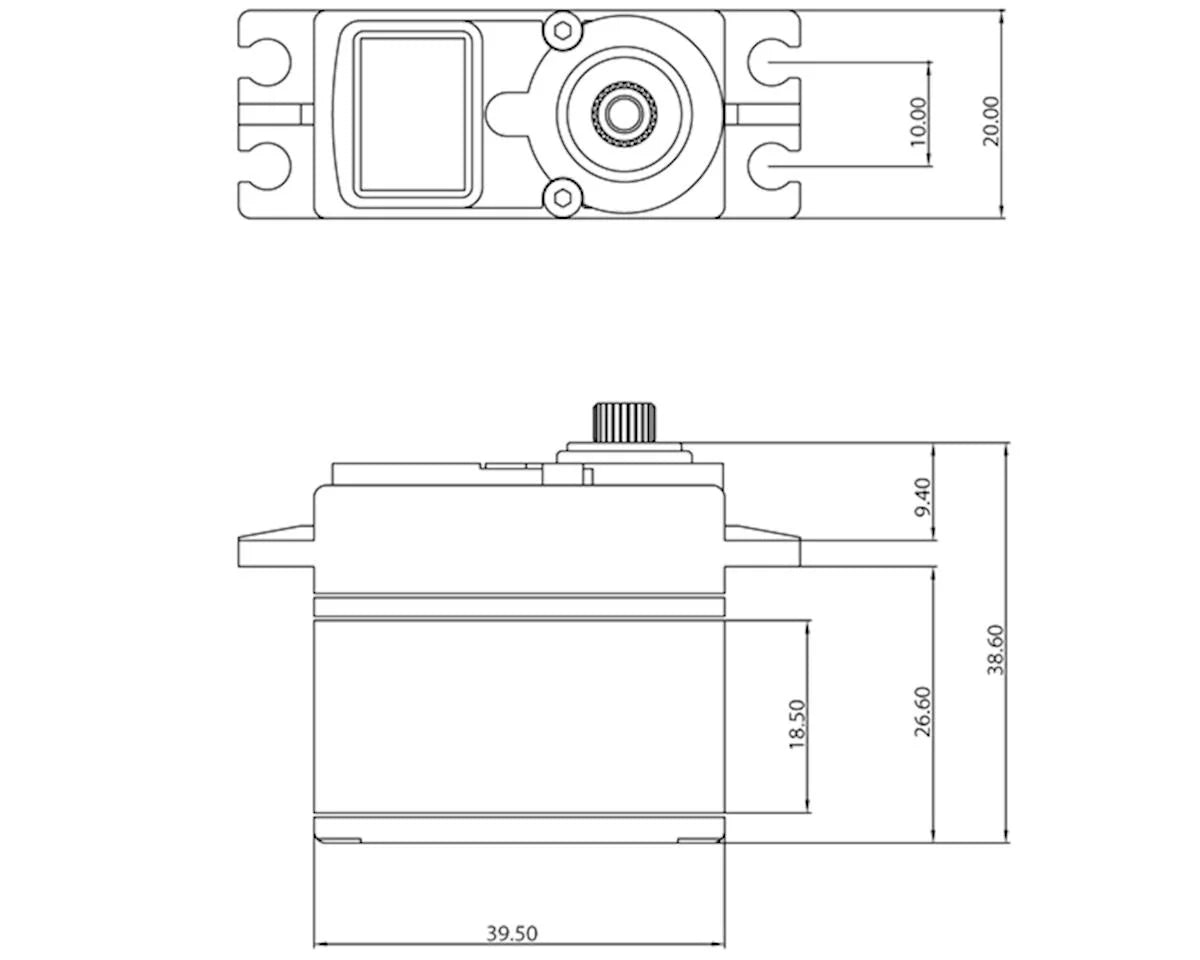 ProTek RC 100T Standard Digital "High Torque" Metal Gear Servo