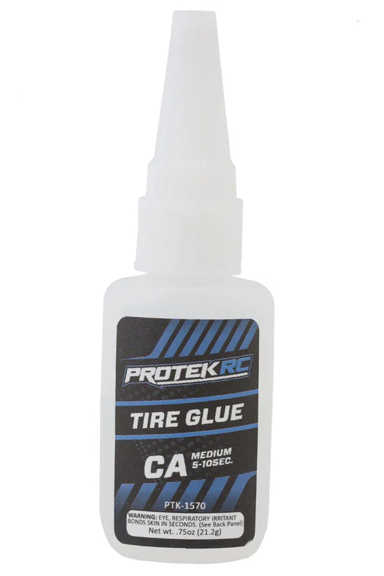 ProTek RC CA Tire Glue w/Glue Tip (Medium) (0.75oz)