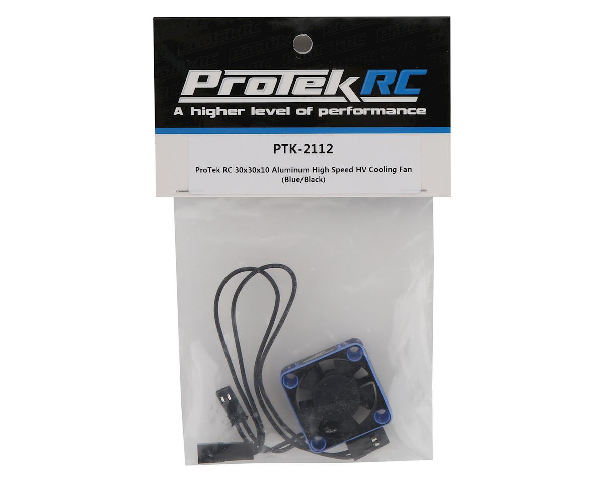 ProTek RC 30x30x10mm Aluminum High Speed HV Cooling Fan (Blue/Black)