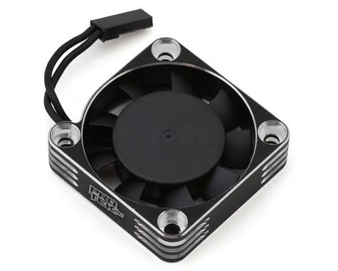 ProTek RC 40x40x10mm Aluminum High Speed HV Cooling Fan (Silver/Black)1/10- 1/8 Scale