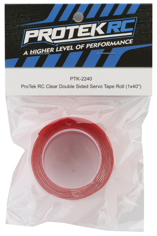 ProTek RC Clear Double Sided Servo Tape Roll (1x40
