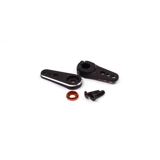 Racers Edge Aluminum Clamping Adjustable Double Servo Arm, 25 Tooth, for Savox or Futaba