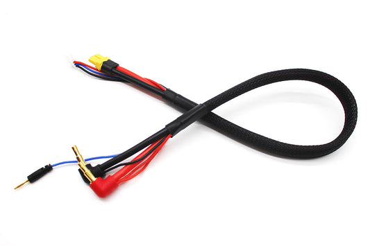 Racers Edge Pro Charge Lead Set 4mm / 5mm Bullet, Female XT60, 18" Long