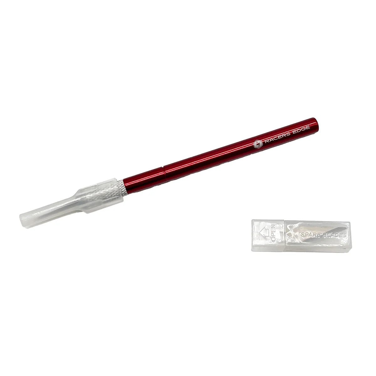 Racers Edge Aluminum Handle Hobby Knife with #11 Blade (also 5 replacement blades)