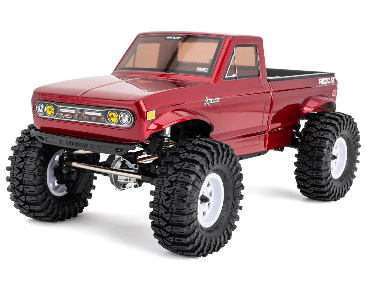 Redcat Ascent LCG RTR Scale 1/10 4WD RTR Rock Crawler (Red) w/2.4GHz Radio