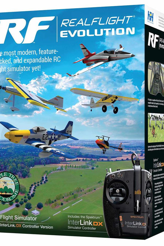 RealFlight Evolution RC Flight Simulator w/InterLink DX Controller