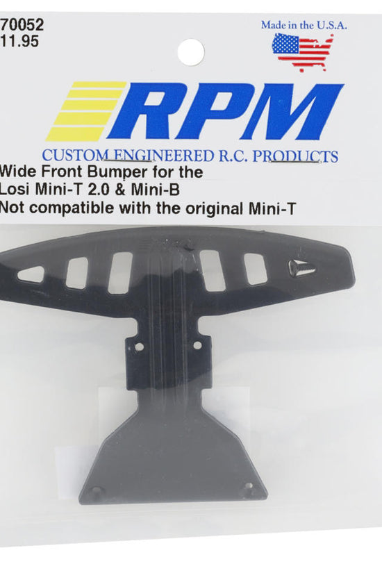 RPM Losi Mini-T 2.0/Mini-B Wide Front Bumper