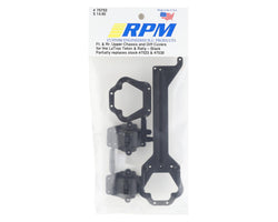 RPM LaTrax Teton/Rally Front/Rear Chassis & Differential Covers (Black)